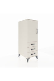 Kronos Dolap 2 Raflı 3 Çekmeceli Tek Kapaklı 44x59x134 - S82M100V1C