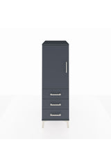 Kronos Dolap 2 Raflı 3 Çekmeceli Tek Kapaklı 44x59x134