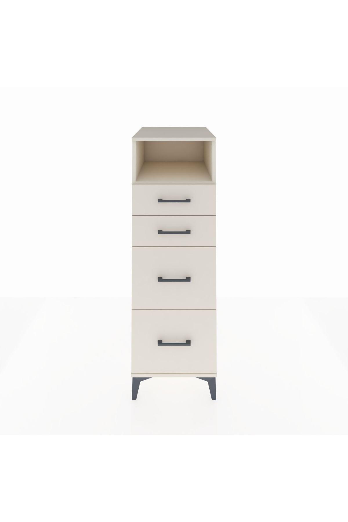 Kronos Dolap Tek Raflı 4 Çekmeceli 44x59x134 - S82M101V1C