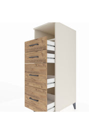 Kronos Dolap Tek Raflı 4 Çekmeceli 44x59x134 - S82M101V3C