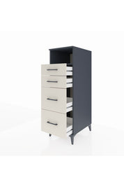 Kronos Dolap Tek Raflı 4 Çekmeceli 44x59x134 - S82M101V4C