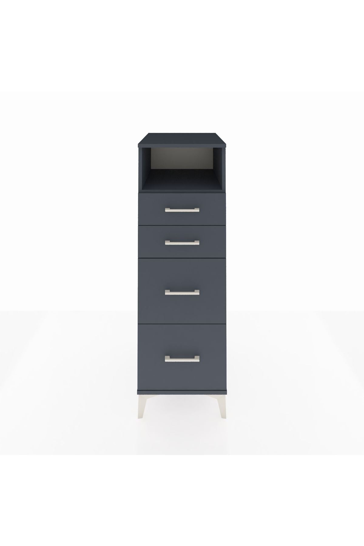 Kronos Dolap Tek Raflı 4 Çekmeceli 44x59x134 - S82M101V5C