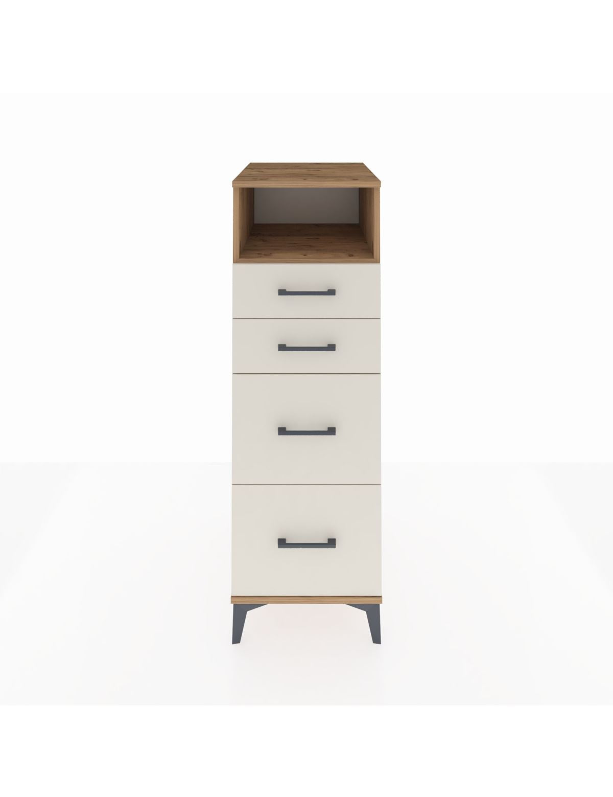 Kronos Dolap Tek Raflı 4 Çekmeceli 44x59x134 - S82M101V7C