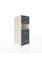 Kronos Dolap Tek Raflı 4 Çekmeceli 44x59x134 - S82M102V2C