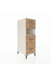 Kronos Dolap Tek Raflı 4 Çekmeceli 44x59x134 - S82M102V3C