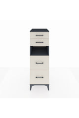 Kronos Dolap Tek Raflı 4 Çekmeceli 44x59x134