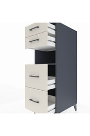 Kronos Dolap Tek Raflı 4 Çekmeceli 44x59x134 - S82M102V4C