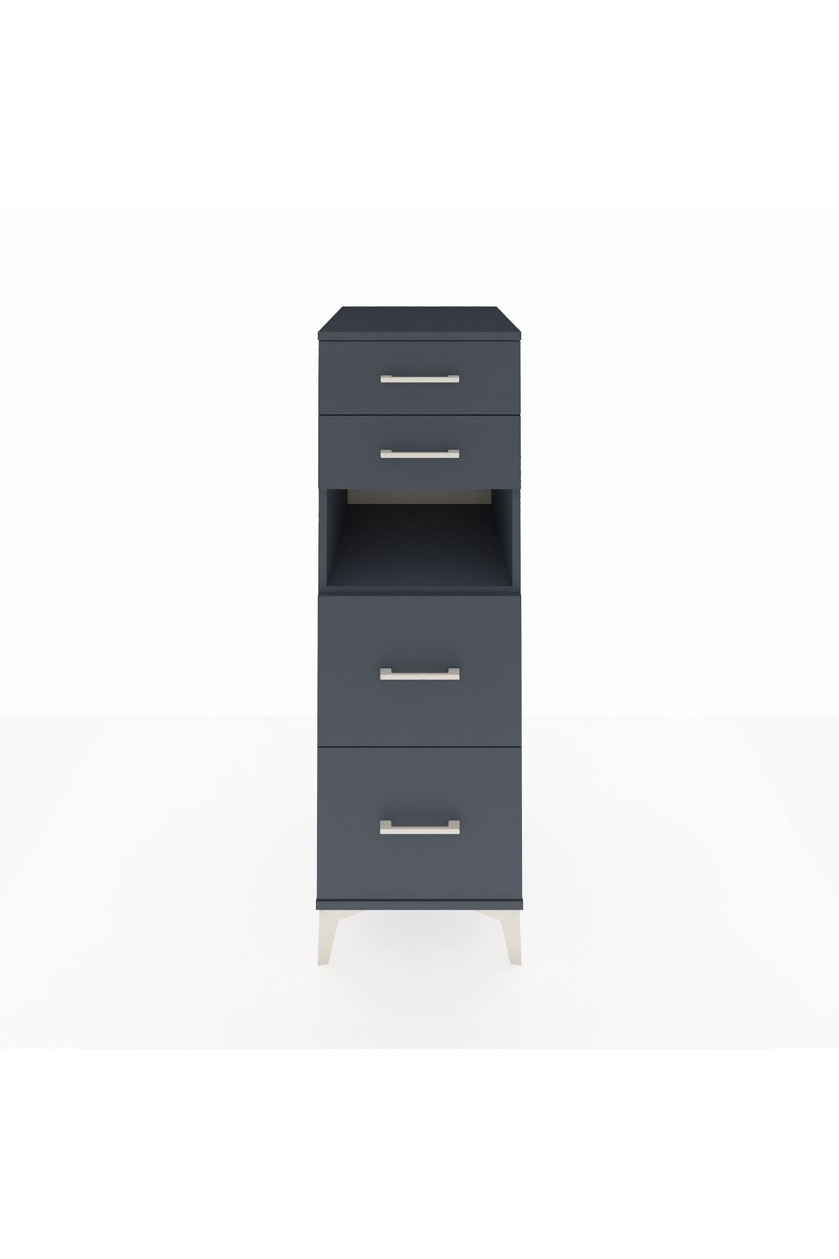 Kronos Dolap Tek Raflı 4 Çekmeceli 44x59x134 - S82M102V5C