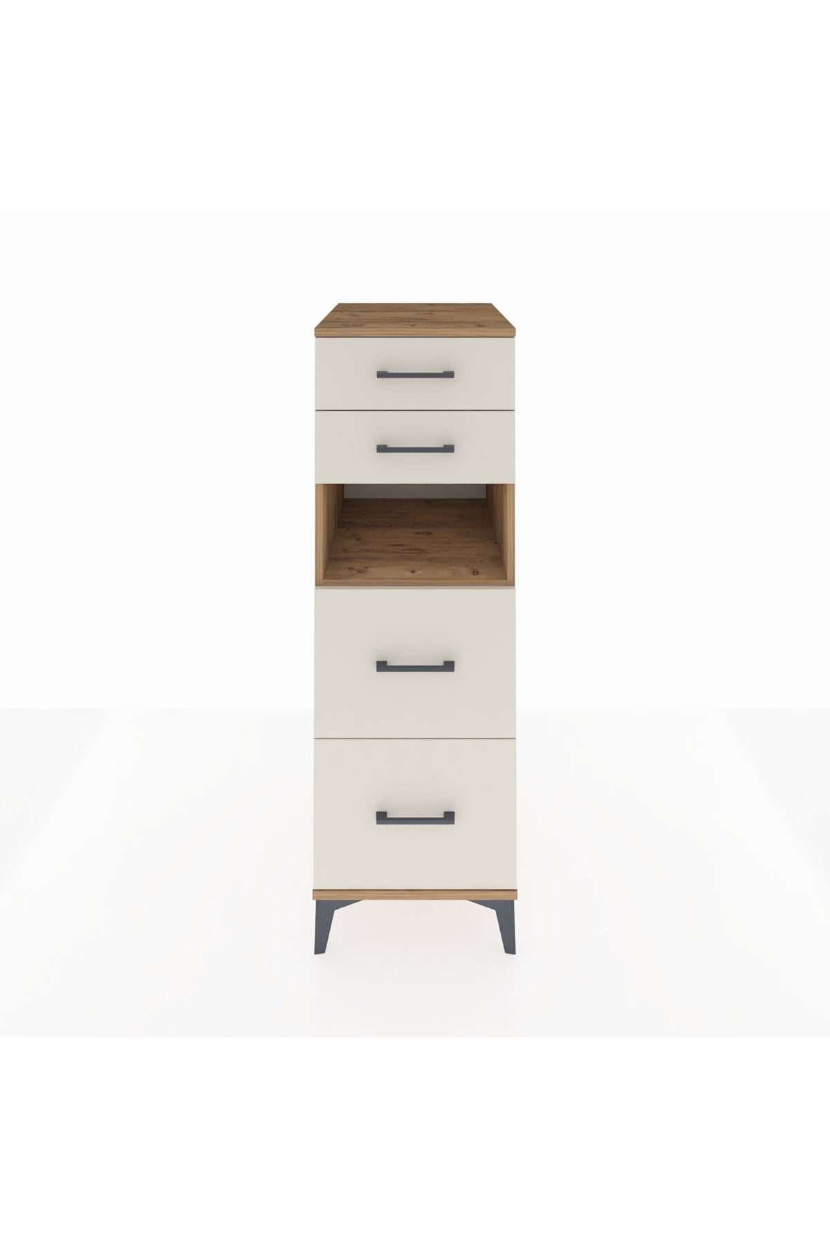 Kronos Dolap Tek Raflı 4 Çekmeceli 44x59x134 - S82M102V7C