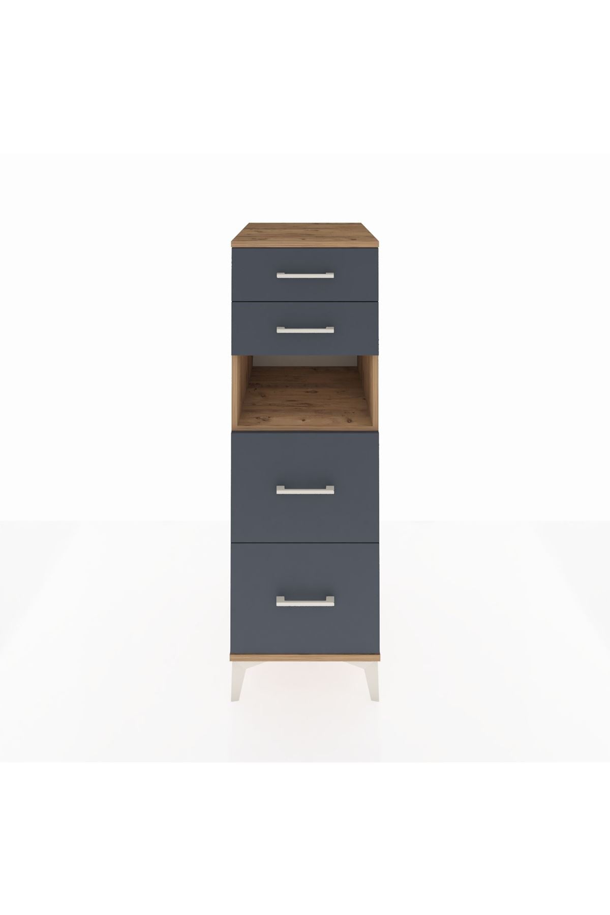 Kronos Dolap Tek Raflı 4 Çekmeceli 44x59x134 - S82M102V8C