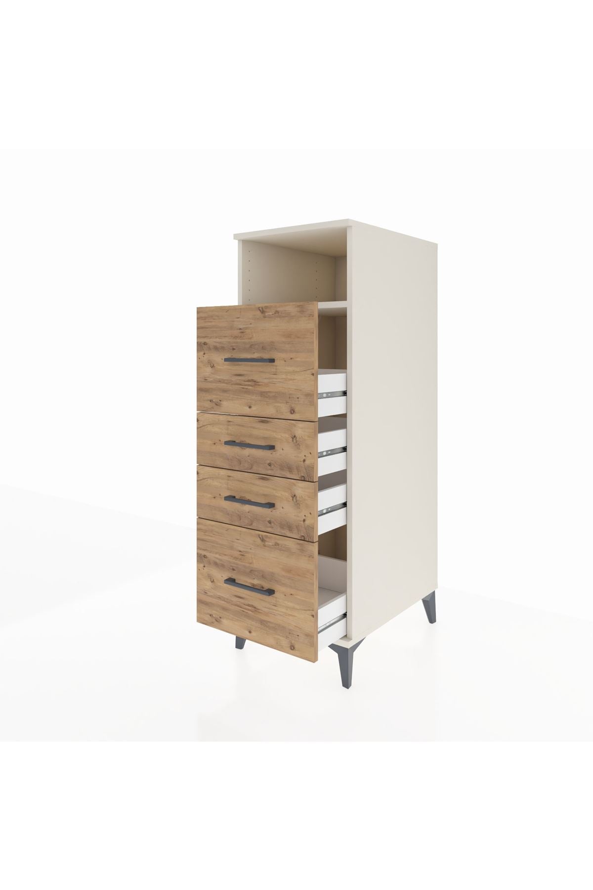 Kronos Dolap Tek Raflı 4 Çekmeceli 44x59x134 - S82M103V3C