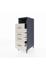 Kronos Dolap Tek Raflı 4 Çekmeceli 44x59x134 - S82M103V4C