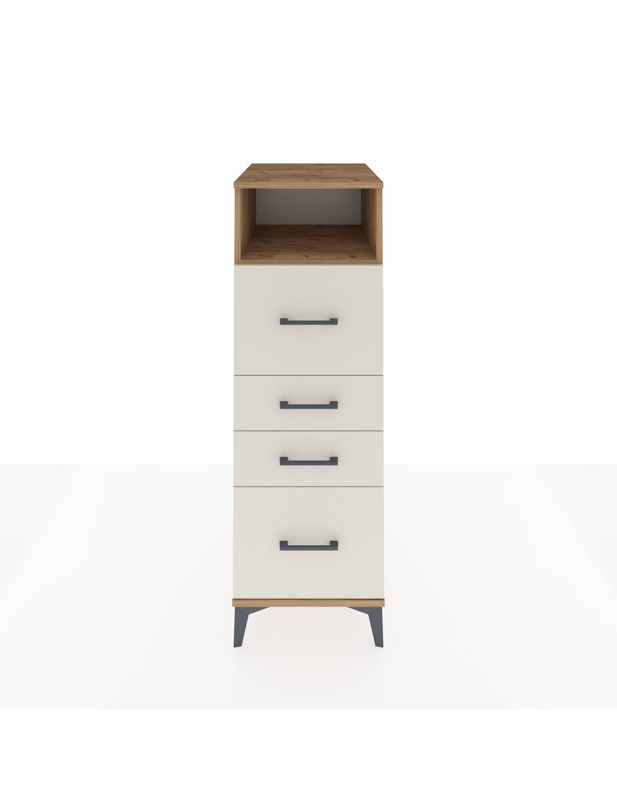 Kronos Dolap Tek Raflı 4 Çekmeceli 44x59x134 - S82M103V7C