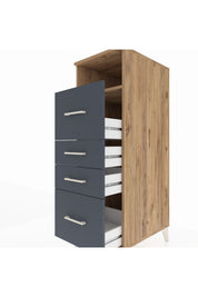 Kronos Dolap Tek Raflı 4 Çekmeceli 44x59x134 - S82M103V8C