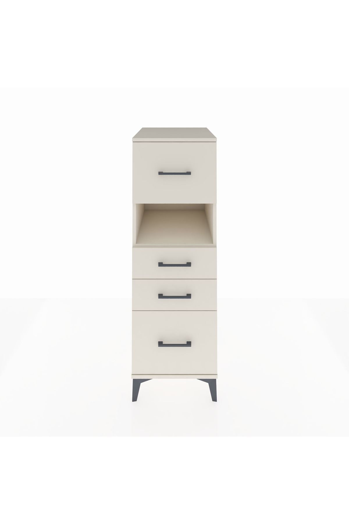 Kronos Dolap Tek Raflı 4 Çekmeceli 44x59x134 - S82M104V1C