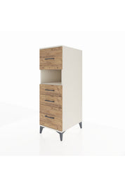 Kronos Dolap Tek Raflı 4 Çekmeceli 44x59x134 - S82M104V3C