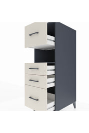 Kronos Dolap Tek Raflı 4 Çekmeceli 44x59x134 - S82M104V4C