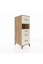 Kronos Dolap Tek Raflı 4 Çekmeceli 44x59x134 - S82M104V7C