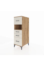 Kronos Dolap Tek Raflı 4 Çekmeceli 44x59x134 - S82M104V7C