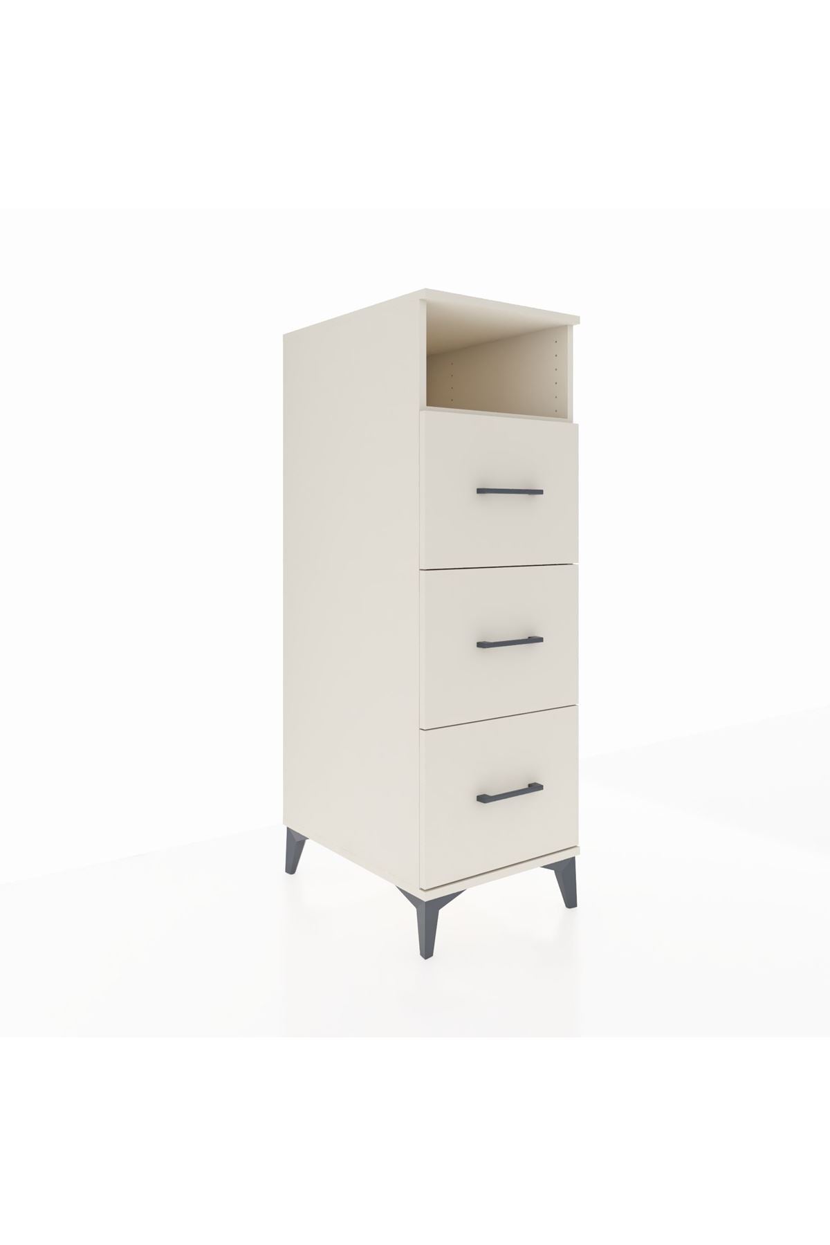 Kronos Dolap Tek Raflı 3 Çekmeceli 44x59x134 - S82M105V1C