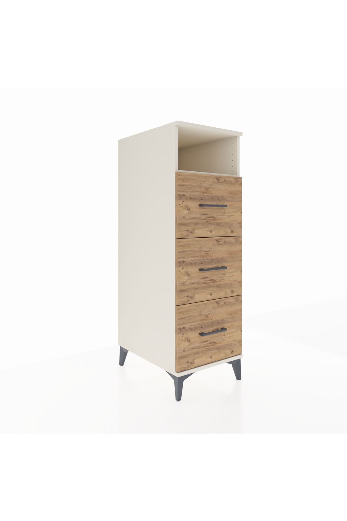 Kronos Dolap Tek Raflı 3 Çekmeceli 44x59x134 - S82M105V3C