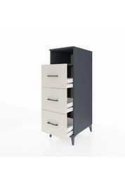 Kronos Dolap Tek Raflı 3 Çekmeceli 44x59x134 - S82M105V4C