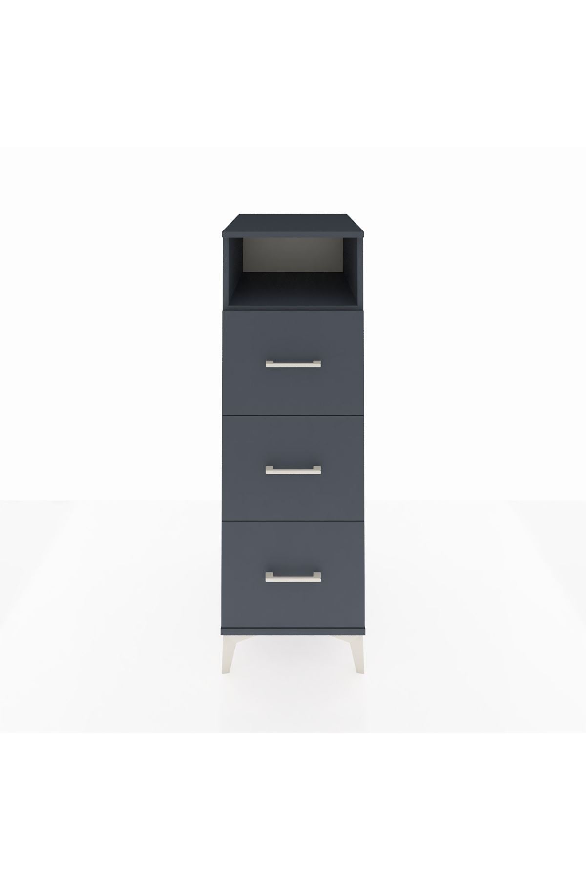 Kronos Dolap Tek Raflı 3 Çekmeceli 44x59x134 - S82M105V5C