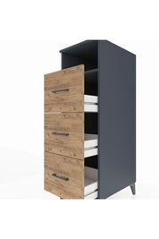 Kronos Dolap Tek Raflı 3 Çekmeceli 44x59x134 - S82M105V6C