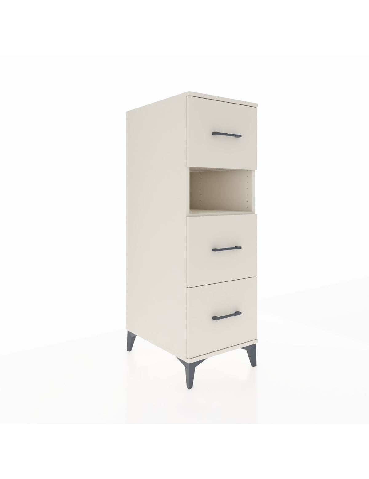 Kronos Dolap Tek Raflı 3 Çekmeceli 44x59x134 - S82M106V1C