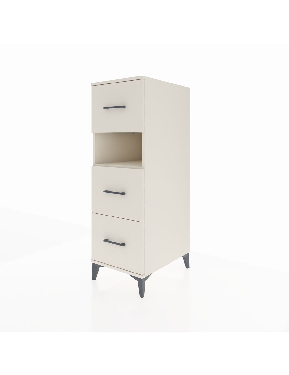Kronos Dolap Tek Raflı 3 Çekmeceli 44x59x134 - S82M106V1C