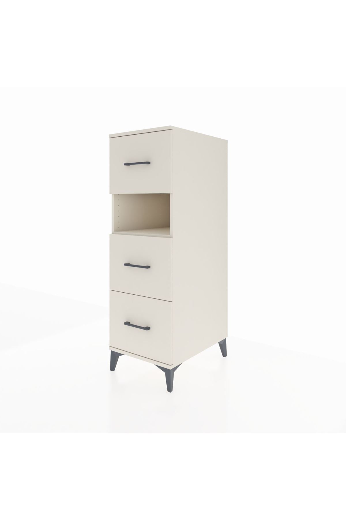 Kronos Dolap Tek Raflı 3 Çekmeceli 44x59x134 - S82M106V1C