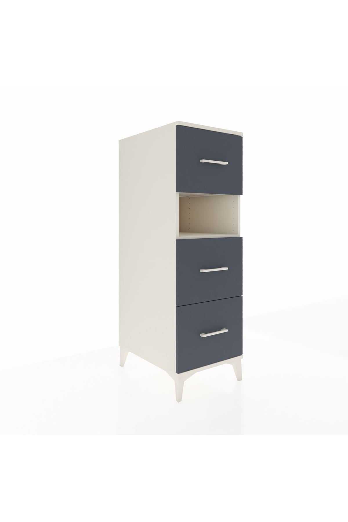 Kronos Dolap Tek Raflı 3 Çekmeceli 44x59x134 - S82M106V2C