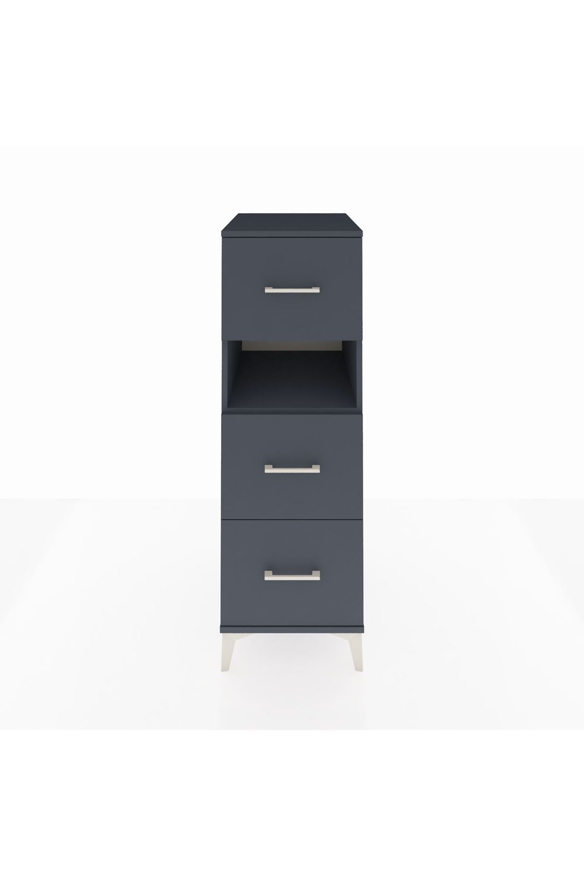 Kronos Dolap Tek Raflı 3 Çekmeceli 44x59x134 - S82M106V5C