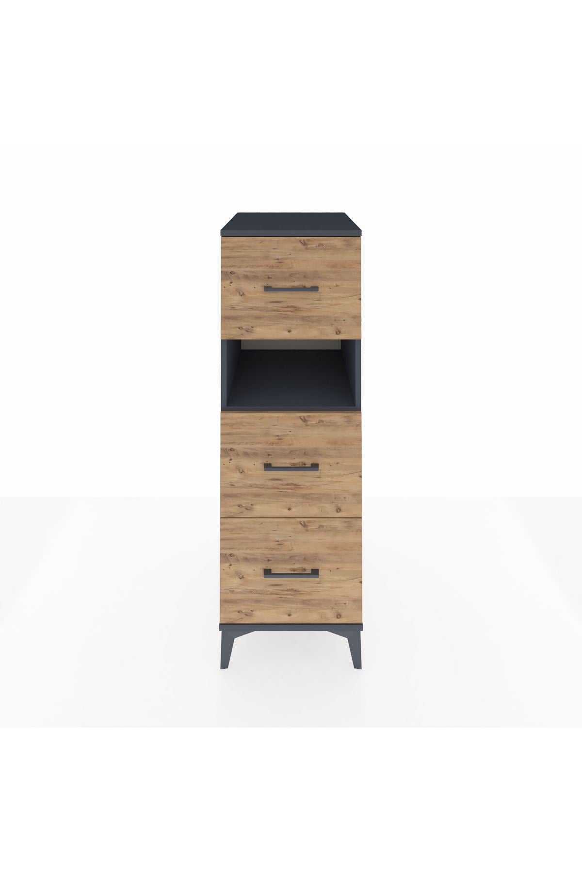 Kronos Dolap Tek Raflı 3 Çekmeceli 44x59x134 - S82M106V6C