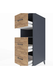 Kronos Dolap Tek Raflı 3 Çekmeceli 44x59x134 - S82M106V6C