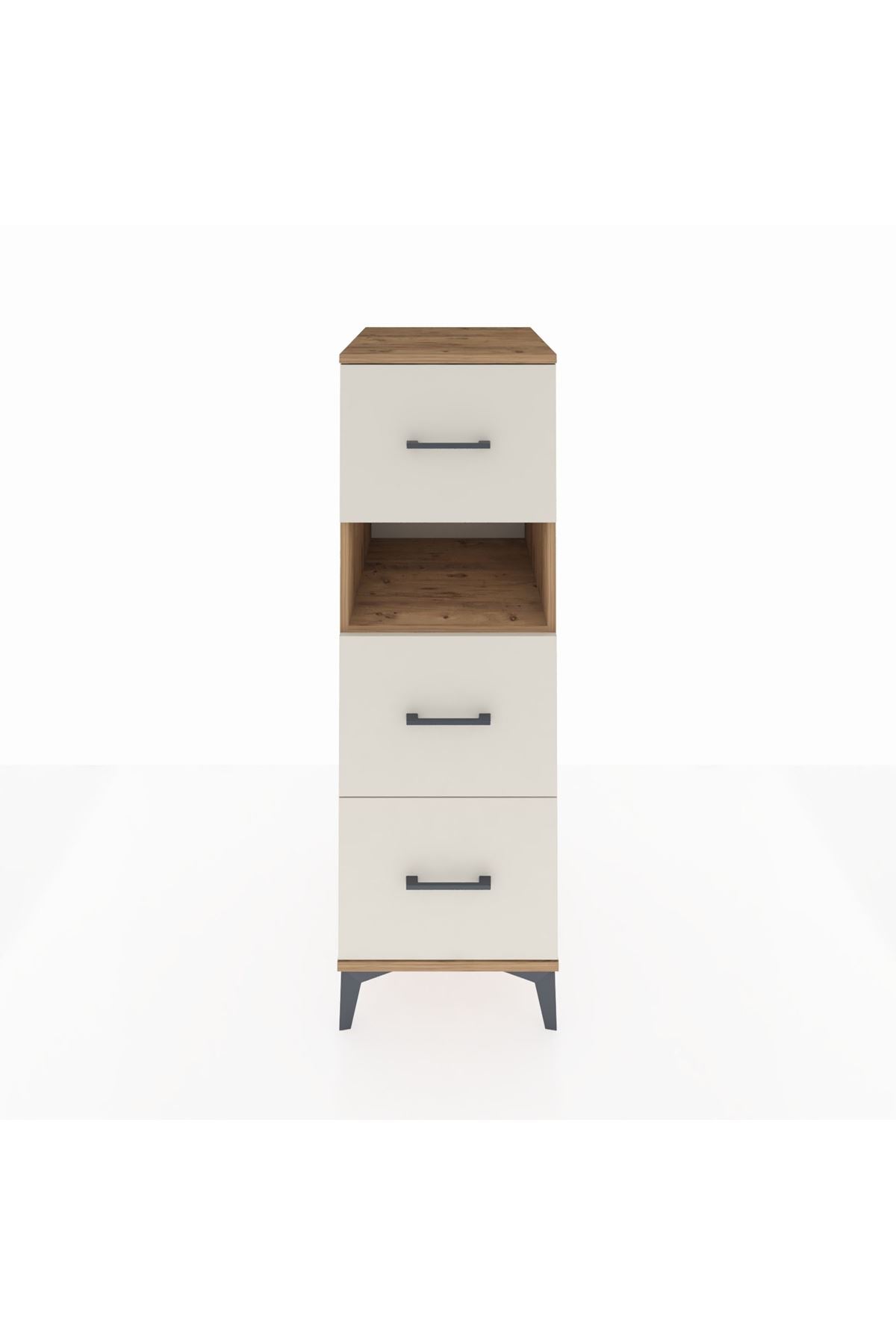 Kronos Dolap Tek Raflı 3 Çekmeceli 44x59x134 - S82M106V7C