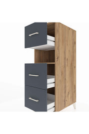 Kronos Dolap Tek Raflı 3 Çekmeceli 44x59x134 - S82M106V8C