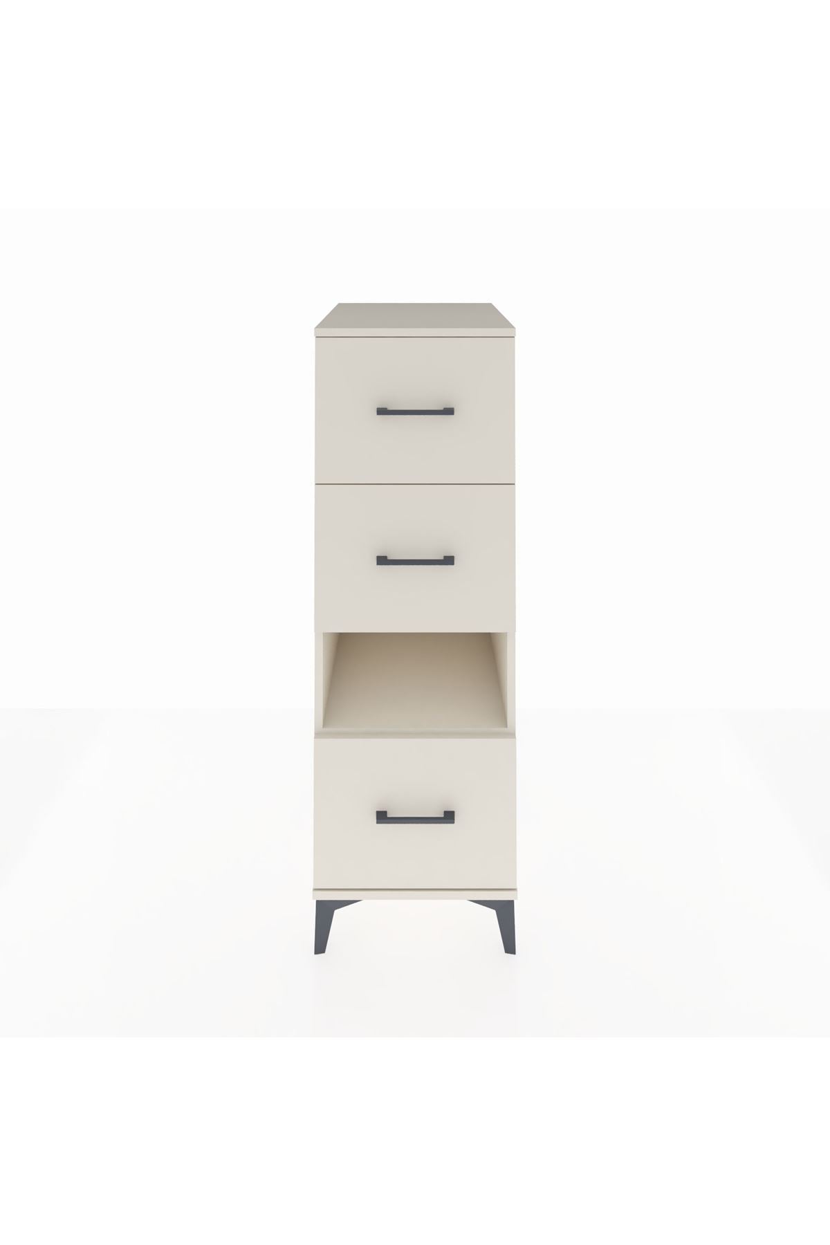 Kronos Dolap Tek Raflı 3 Çekmeceli 44x59x134 - S82M107V1C