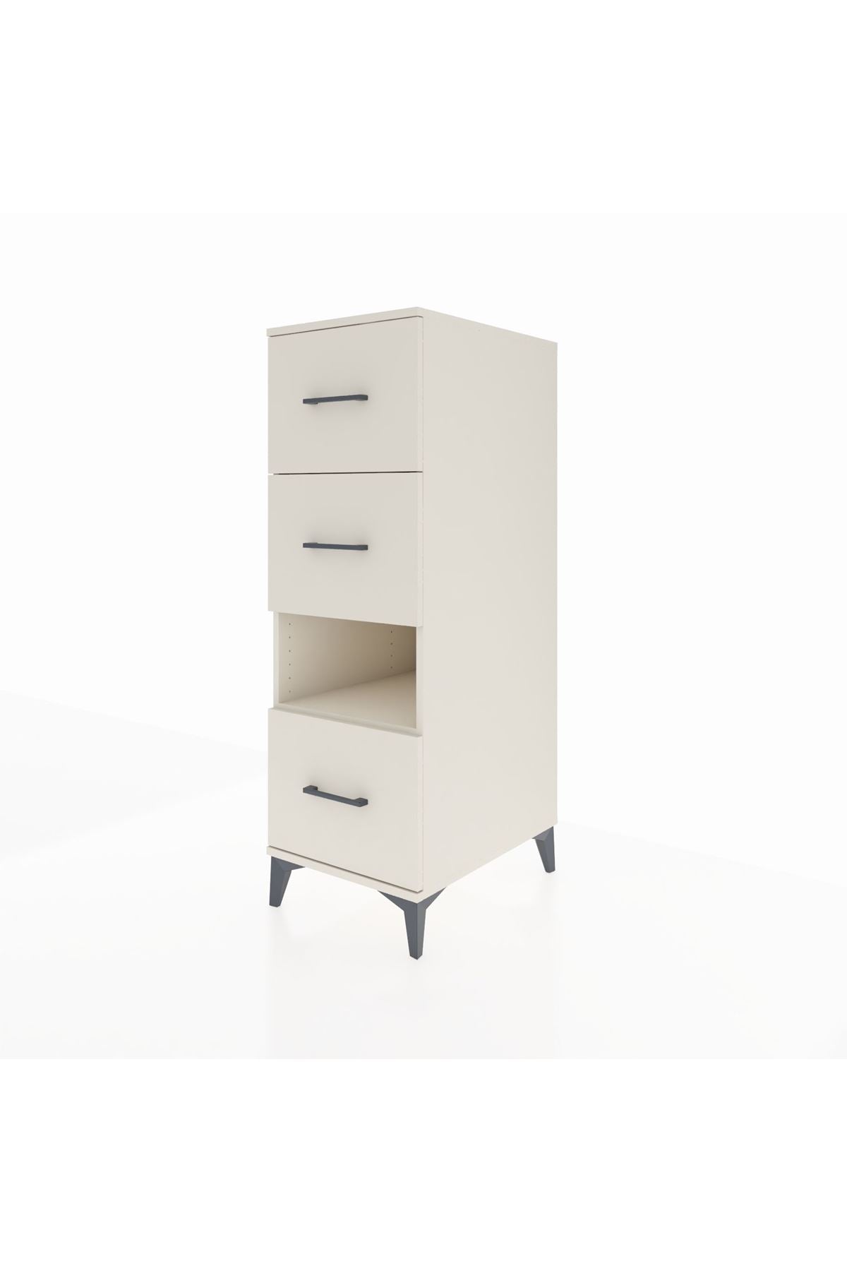 Kronos Dolap Tek Raflı 3 Çekmeceli 44x59x134 - S82M107V1C