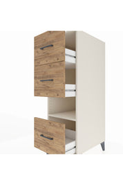 Kronos Dolap Tek Raflı 3 Çekmeceli 44x59x134 - S82M107V3C