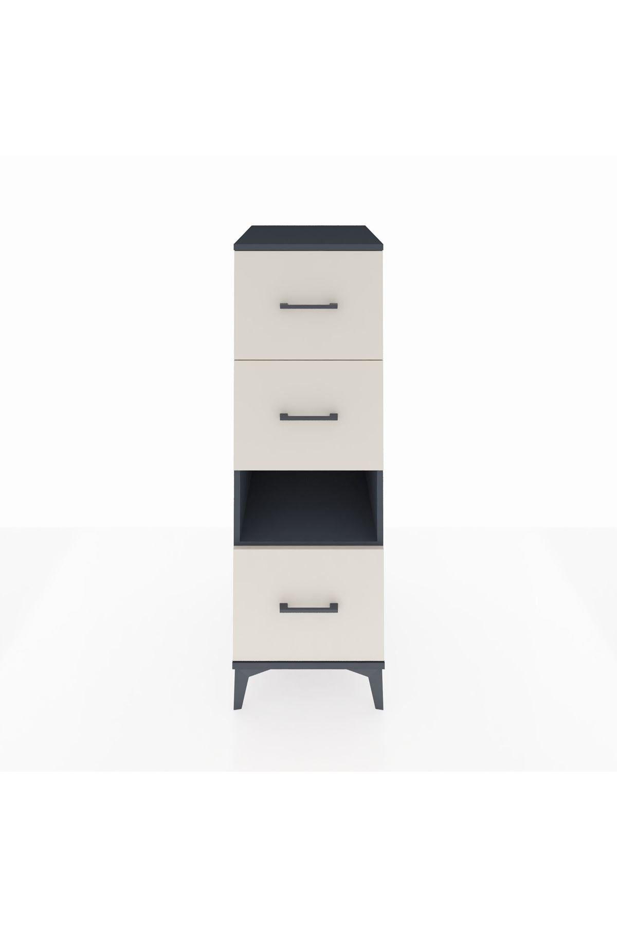 Kronos Dolap Tek Raflı 3 Çekmeceli 44x59x134 - S82M107V4C