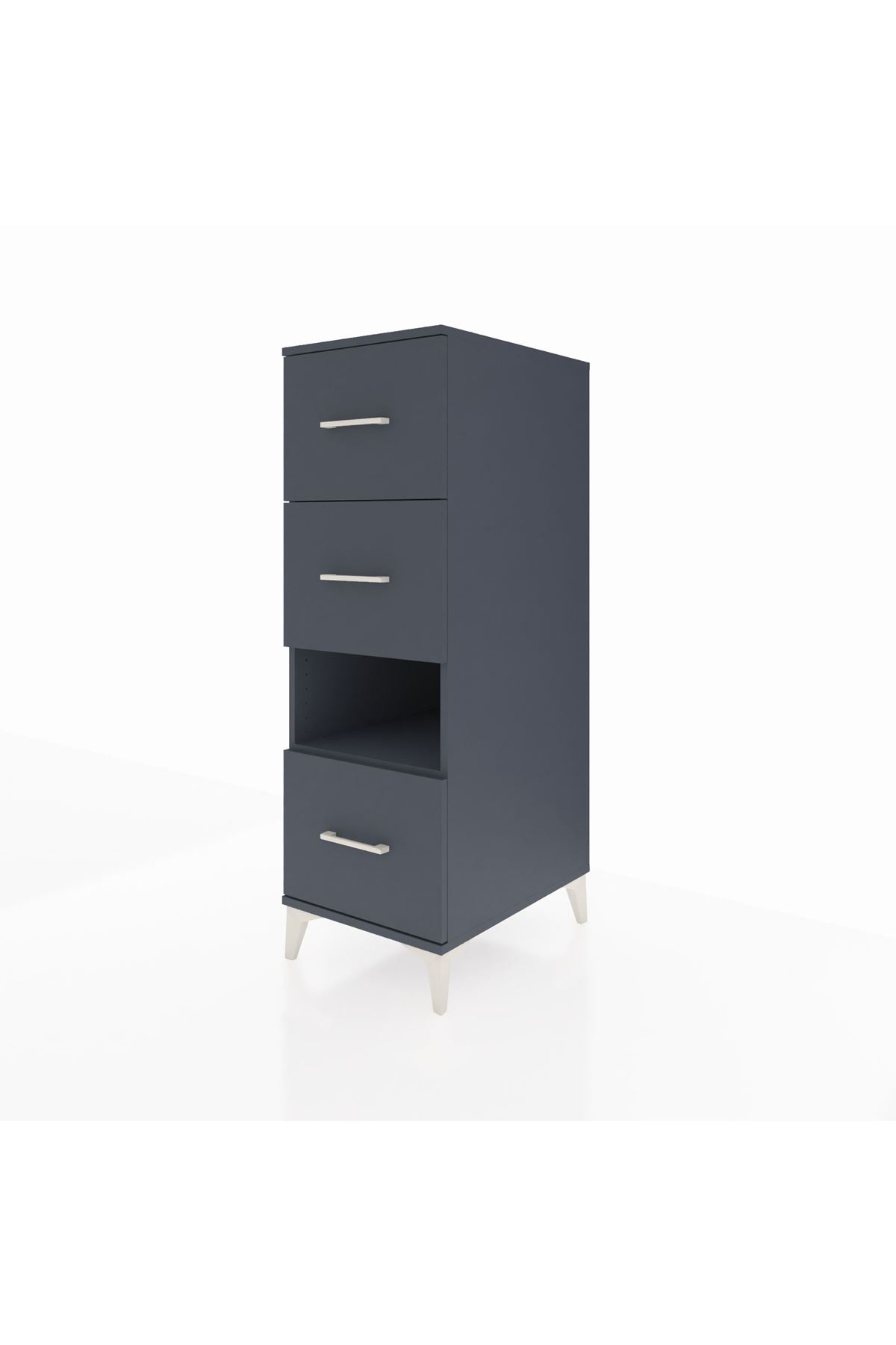 Kronos Dolap Tek Raflı 3 Çekmeceli 44x59x134 - S82M107V5C
