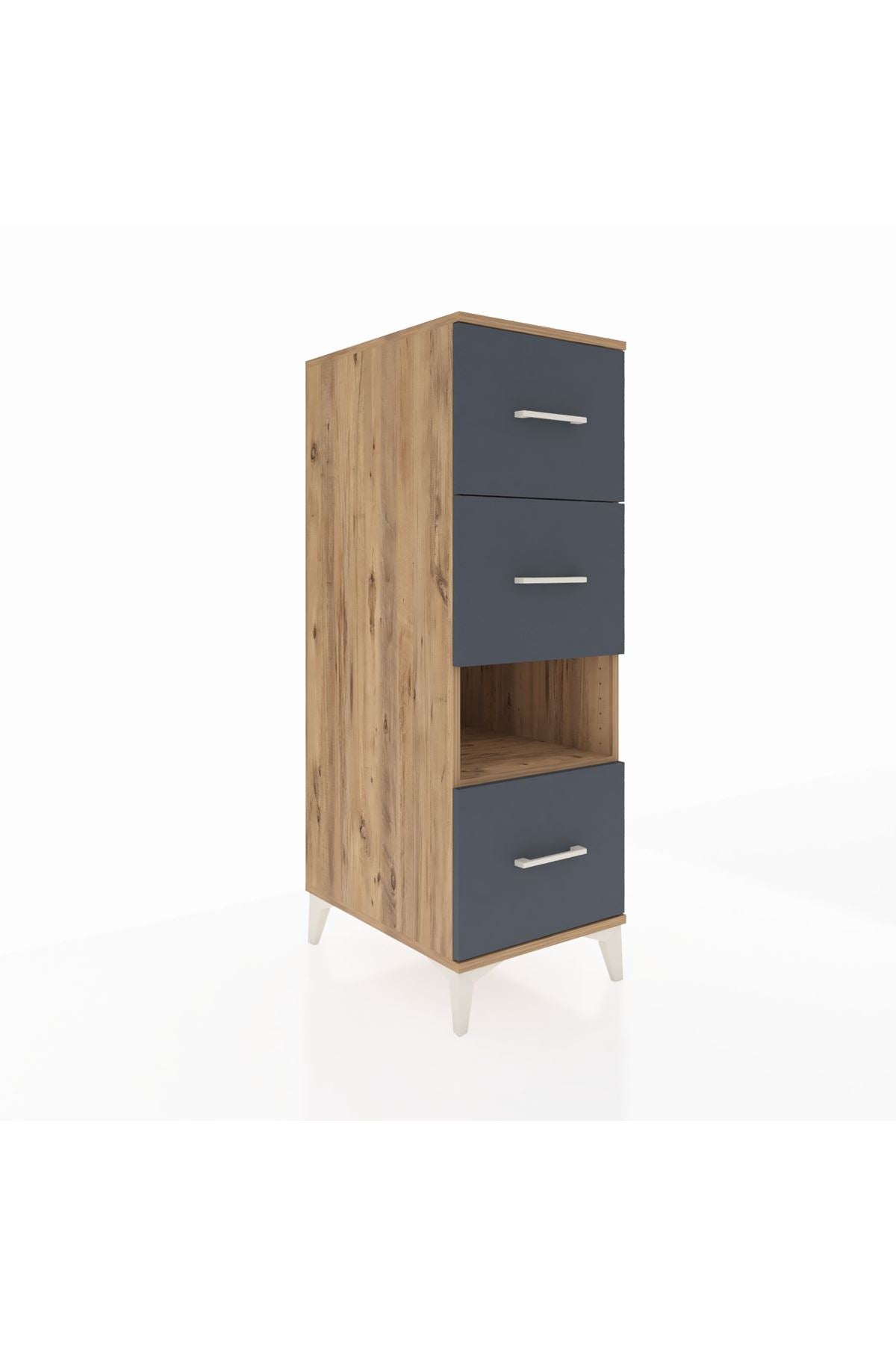 Kronos Dolap Tek Raflı 3 Çekmeceli 44x59x134 - S82M107V8C