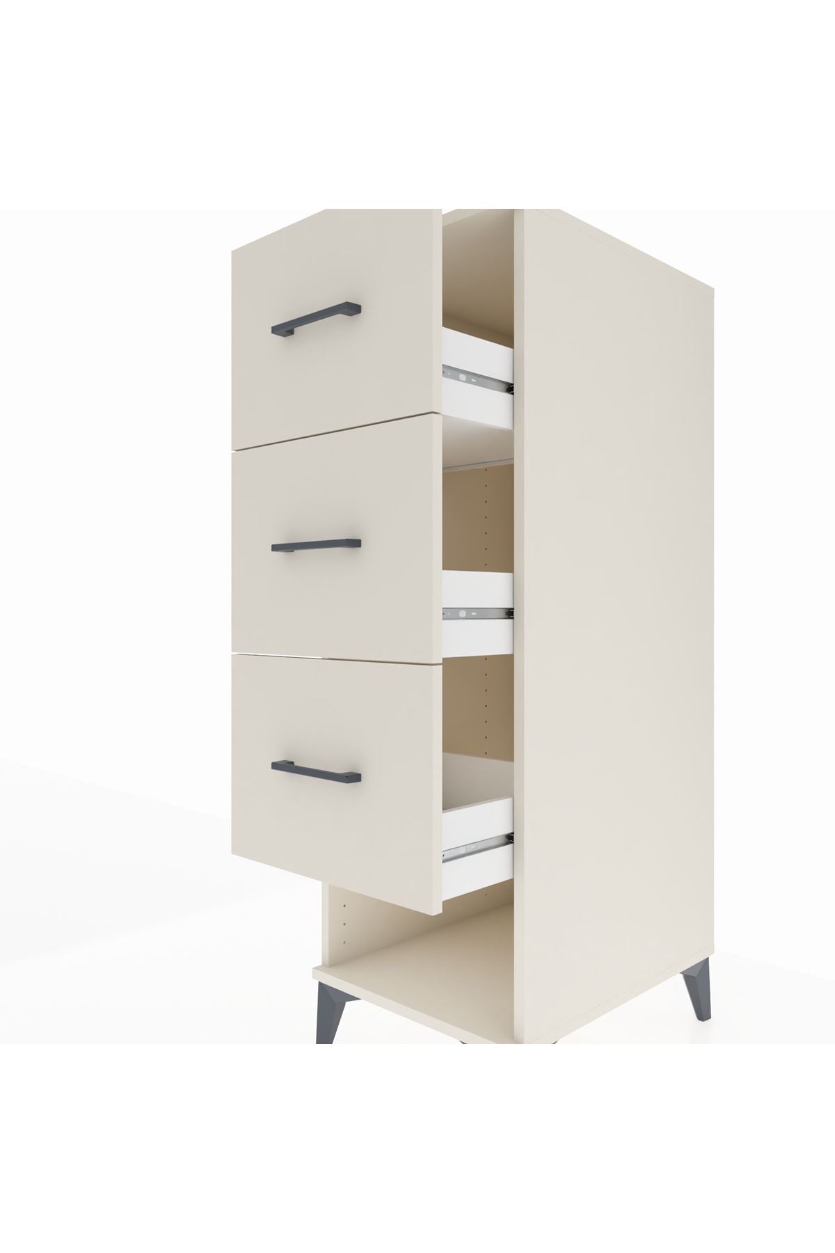 Kronos Dolap 3 Çekmeceli 44x59x134 - S82M108V1C