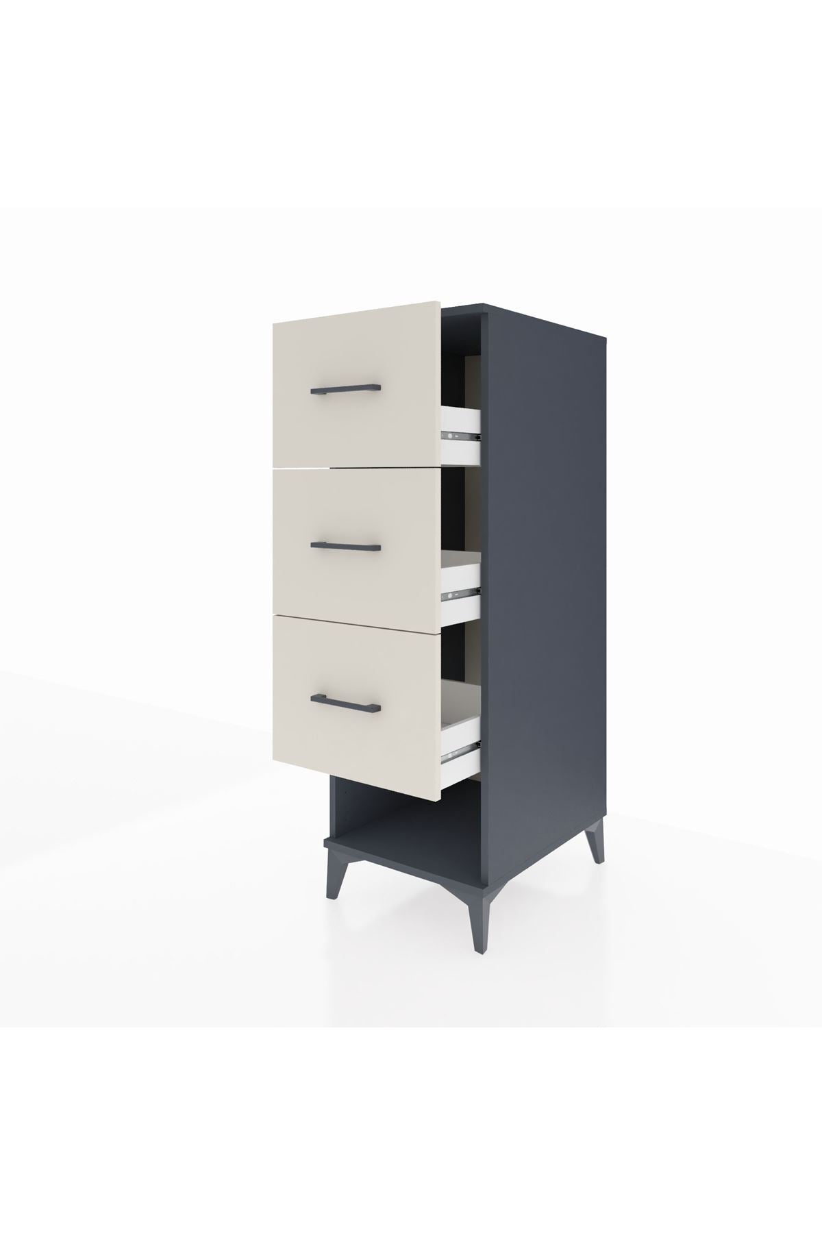 Kronos Dolap 3 Çekmeceli 44x59x134 - S82M108V4C