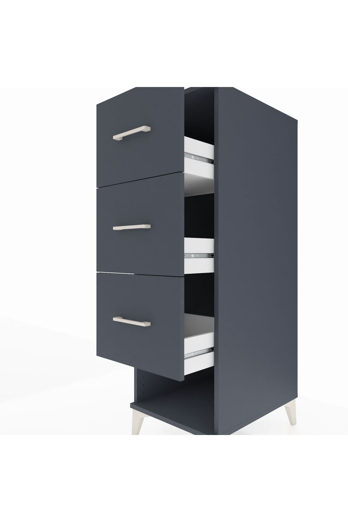 Kronos Dolap 3 Çekmeceli 44x59x134 - S82M108V5C