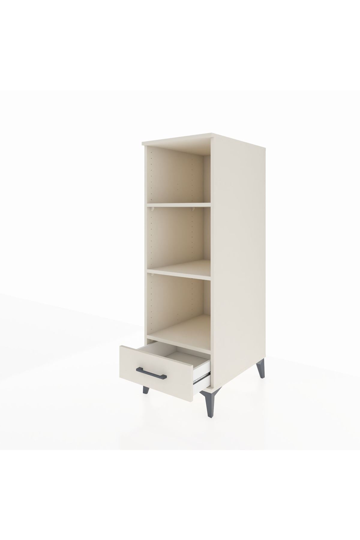 Kronos Dolap 3 Raflı Tek Çekmeceli 44x59x134 - S82M109V1C