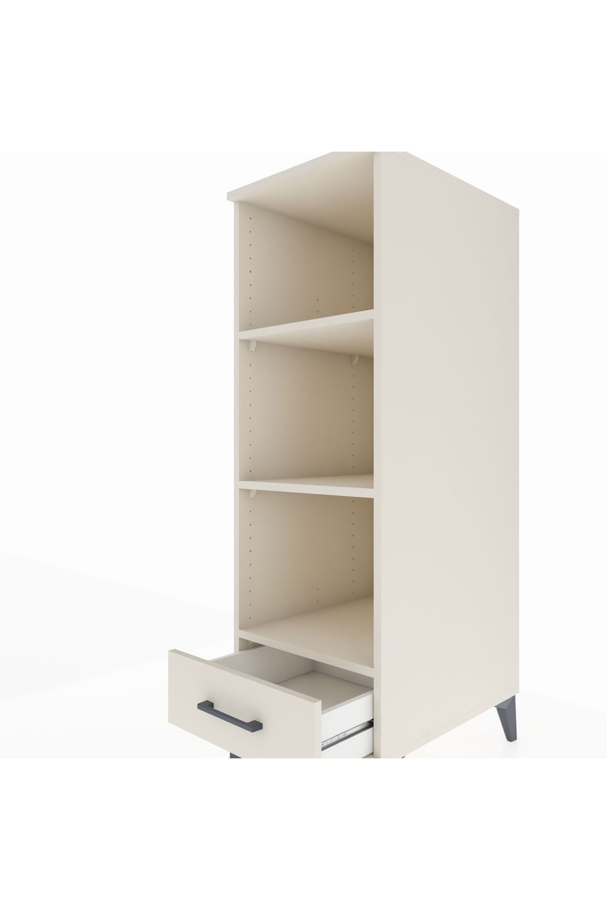 Kronos Dolap 3 Raflı Tek Çekmeceli 44x59x134 - S82M109V1C