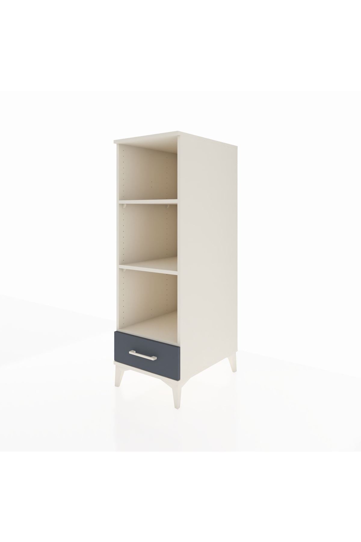 Kronos Dolap 3 Raflı Tek Çekmeceli 44x59x134 - S82M109V2C