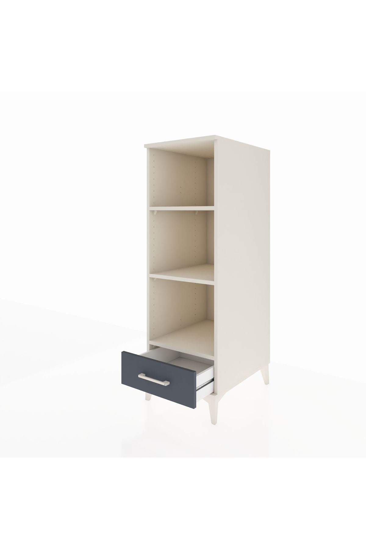 Kronos Dolap 3 Raflı Tek Çekmeceli 44x59x134 - S82M109V2C